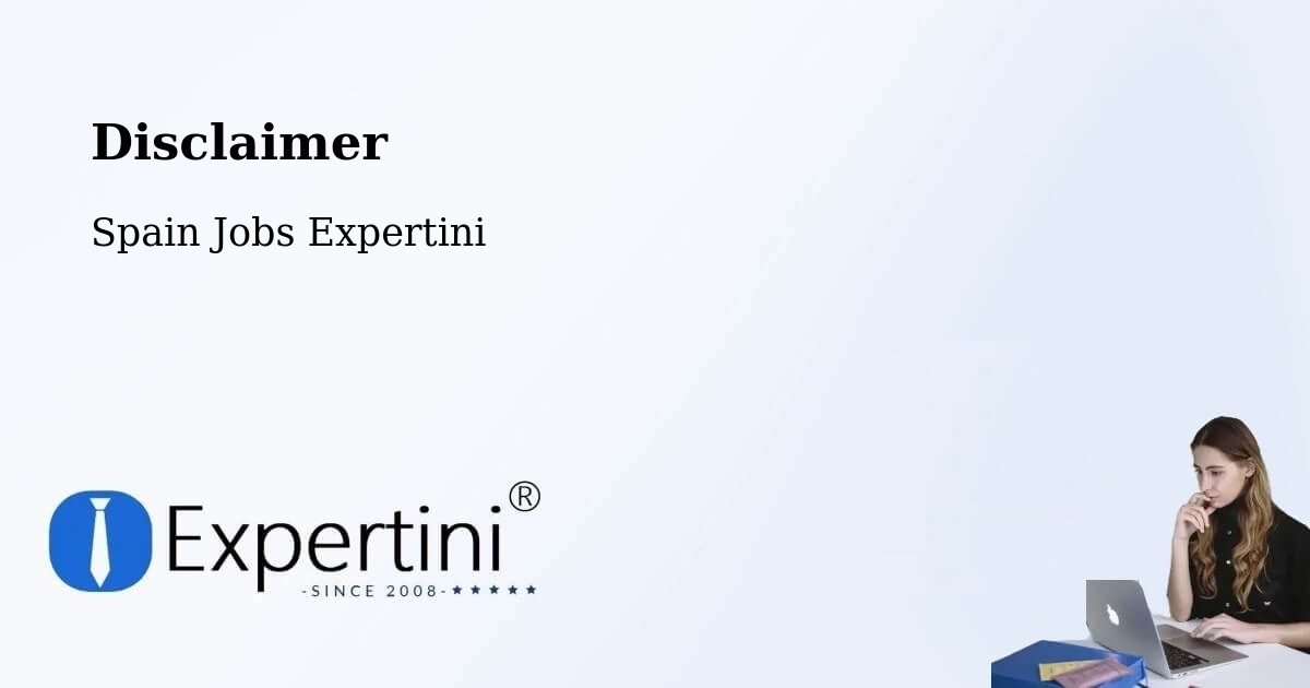 Disclaimer – Cocentaina - Spain Jobs Expertini
