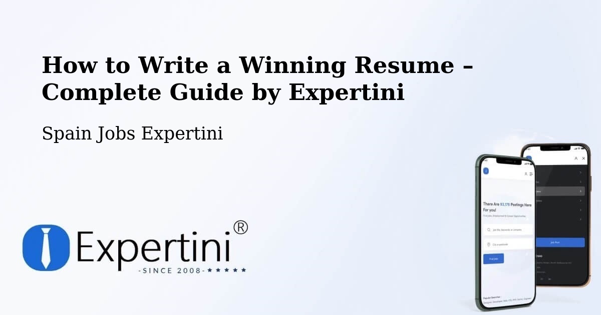 Resume Writing Guide for Job Seekers – Cocentaina - Cocentaina, Spain Jobs Expertini